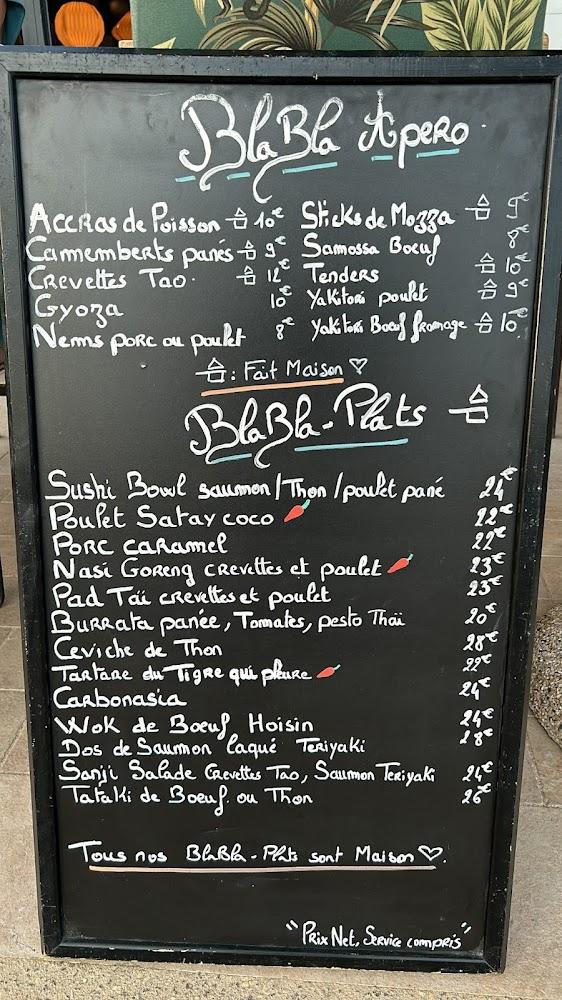 Le Blabla - Menu Image 1